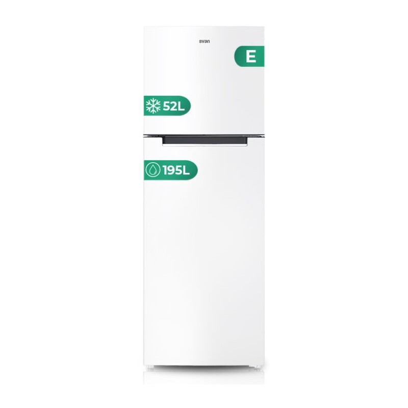 SVAN SF1675502ENF nevera y congelador Independiente 247 L Blanco