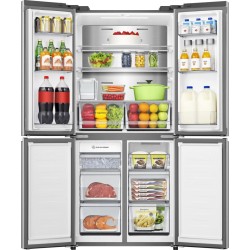 Hisense RQ5P470SYID nevera puerta lado a lado Independiente 483 L Acero inoxidable
