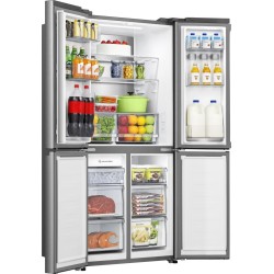 Hisense RQ5P470SYID nevera puerta lado a lado Independiente 483 L Acero inoxidable