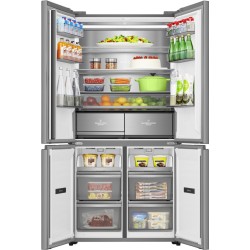 Hisense RQ5P605NSVE nevera puerta lado a lado Independiente 591 L Acero inoxidable