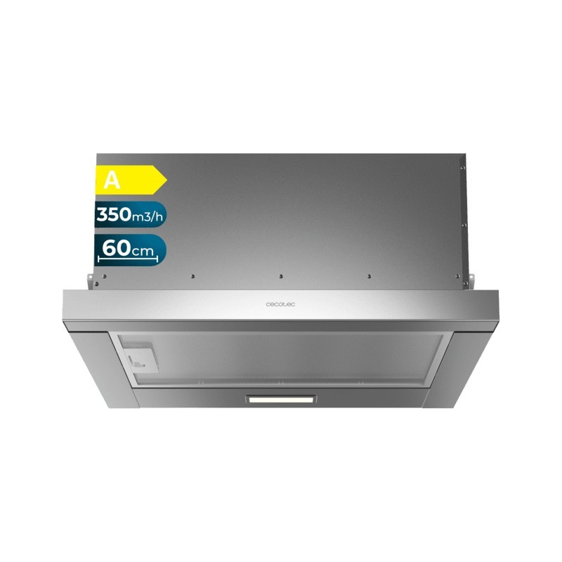 Cecotec Bolero Flux TLM 603500 Inox A Semintegrada (extraíble) Acero inoxidable 350 m³ h