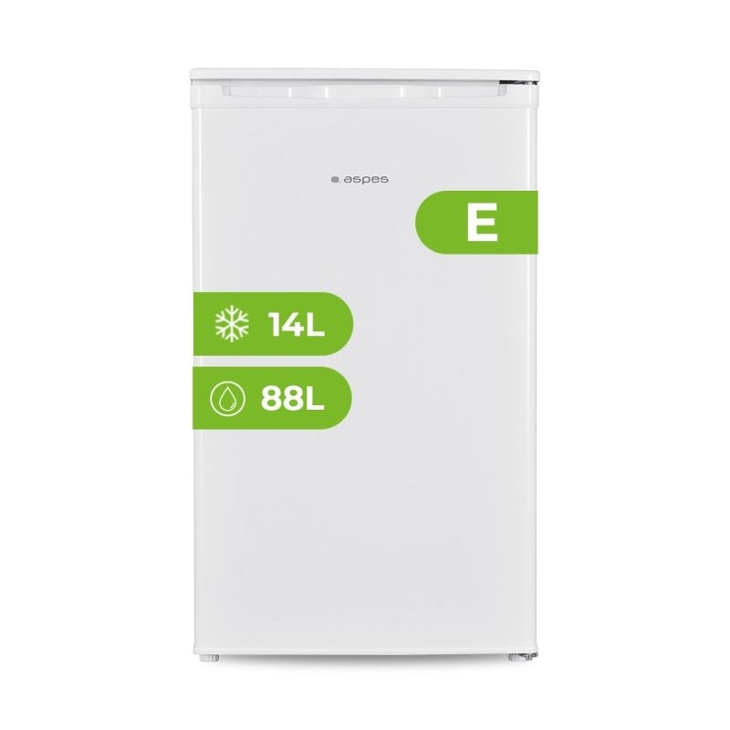Aspes AR84502EC nevera combi Independiente 102 L Blanco