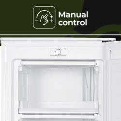 Aspes ACV85502E congelador Congelador vertical Independiente 60 L Blanco