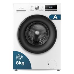 Hyundai HLF814IADW01 lavadora Carga frontal 8 kg 1400 RPM Blanco