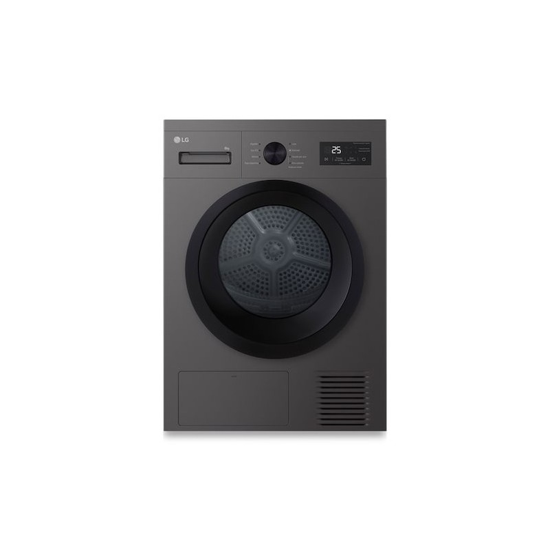 LG RHA1008NDK secadora Independiente Carga frontal 8 kg Plata