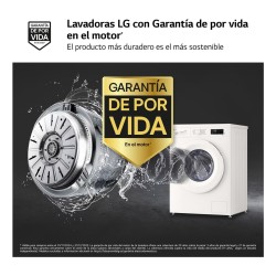 LG W4X1085NWH lavadora-secadora Independiente Carga frontal Blanco