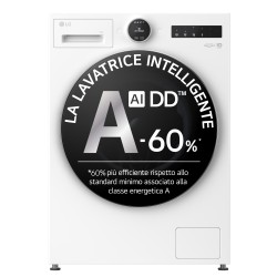 LG F4X9009TWCE lavadora Carga frontal 9 kg 1400 RPM Blanco