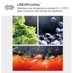 LG GMF961PY3E nevera puerta lado a lado Independiente 645 L Acero inoxidable