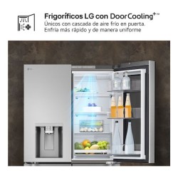 LG GMK960PY2E nevera puerta lado a lado Independiente 646 L Acero inoxidable
