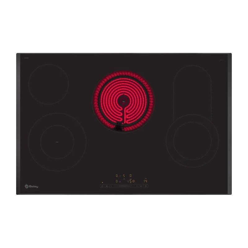 Balay 3EB786LQ hobs Negro Integrado 80 cm Cerámico 4 zona(s)