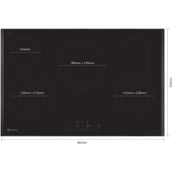 Balay 3EB786LQ hobs Negro Integrado 80 cm Cerámico 4 zona(s)