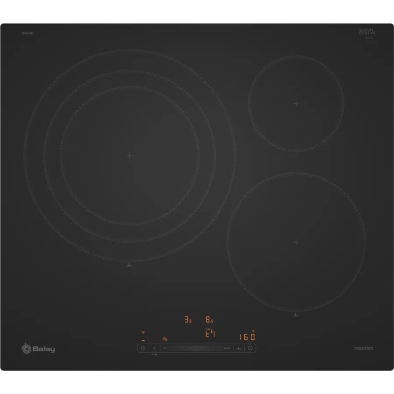 Balay 3EB967MH hobs Negro Integrado 60 cm Con placa de inducción 3 zona(s)