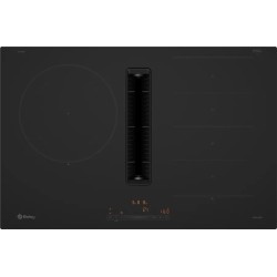 Balay 3EBC989MH hobs Negro Integrado 80 cm Con placa de inducción 3 zona(s) Campana integrada