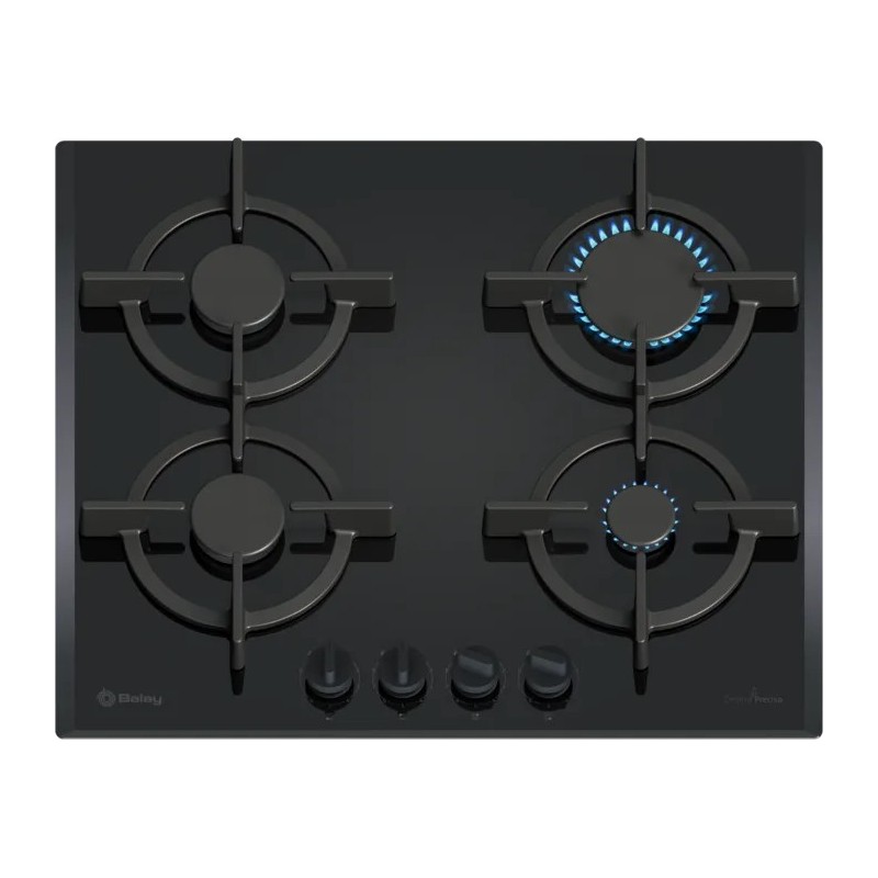Balay 3ETG664RB hobs Negro Integrado 60 cm Encimera de gas 4 zona(s)