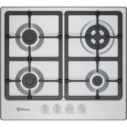 Balay 3ETX565CB hobs Acero inoxidable Integrado 60 cm Encimera de gas 4 zona(s)