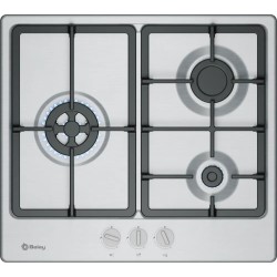 Balay 3ETX563CB hobs Acero inoxidable Integrado 59 cm Encimera de gas 3 zona(s)