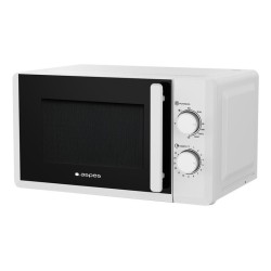 Aspes AMW2701G microondas Blanco Microondas con grill Encimera 20 L 700 W