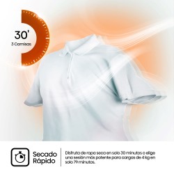 Hisense DHQE900UWDC secadora Independiente Carga frontal 9 kg Blanco
