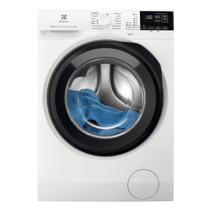 Electrolux Serie 700 EW7W4943EB lavadora-secadora Independiente Carga frontal Blanco
