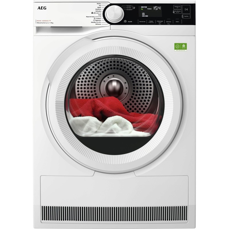 AEG Series 8000 TR839T4PBC secadora Independiente Carga frontal 9 kg Blanco