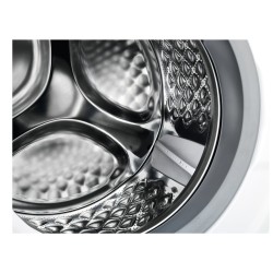 AEG LWR7304L4B lavadora-secadora Independiente Carga frontal Negro, Blanco