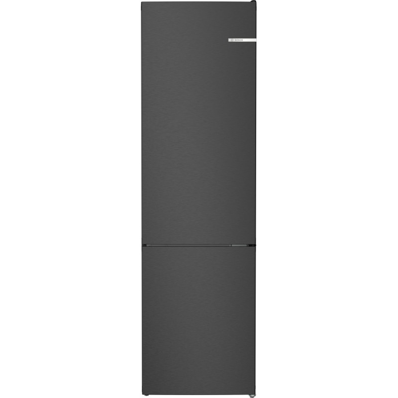 Bosch Serie 4 KGN392XCF nevera y congelador Independiente 363 L Negro