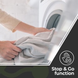 Aspes ASB801A2DB secadora Independiente Carga frontal 8 kg Blanco
