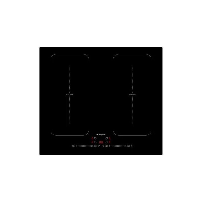 Aspes AIFZ2601S hobs Negro Integrado 60 cm Con placa de inducción 4 zona(s)