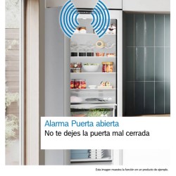 Bosch Serie 4 KGN39VIEB nevera y congelador Independiente 368 L Acero inoxidable