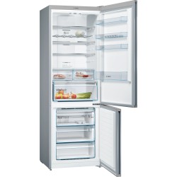 Bosch Serie 4 KGN49XIEA nevera y congelador Independiente 438 L Acero inoxidable