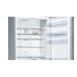 Bosch Serie 4 KGN49XIEA nevera y congelador Independiente 438 L Acero inoxidable