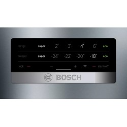 Bosch Serie 4 KGN49XIEA nevera y congelador Independiente 438 L Acero inoxidable