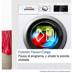 Bosch Serie 6 WGG256Z1ES lavadora Carga frontal 10 kg 1600 RPM Acero inoxidable