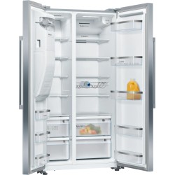 Bosch Serie 6 KAD93AIDP nevera puerta lado a lado Independiente 562 L Acero inoxidable