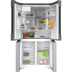 Bosch Serie 6 KFI96APEA nevera puerta lado a lado Independiente 574 L Acero pulido