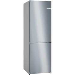 Bosch Serie 4 KGN362ICF nevera y congelador Independiente 321 L Acero inoxidable
