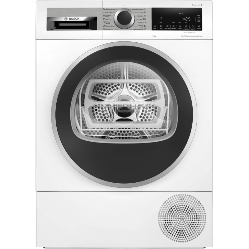 Bosch Serie 6 WQG245D1ES secadora Independiente Carga frontal 9 kg Blanco