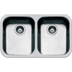 Smeg UM4040 fregadero Fregadero encastrado bajo encimera Rectangular Acero inoxidable
