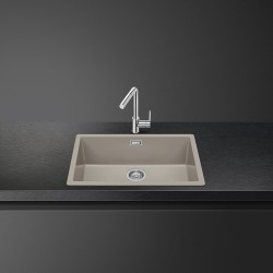 Smeg VZP76DV fregadero Fregadero encastrado bajo encimera Granito