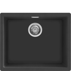 Smeg VZP56N fregadero Fregadero encastrado bajo encimera Rectangular Granito