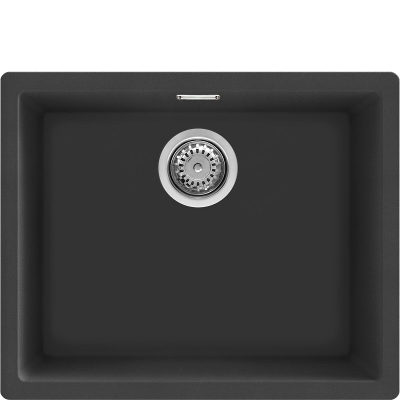 Smeg VZP56N fregadero Fregadero encastrado bajo encimera Rectangular Granito