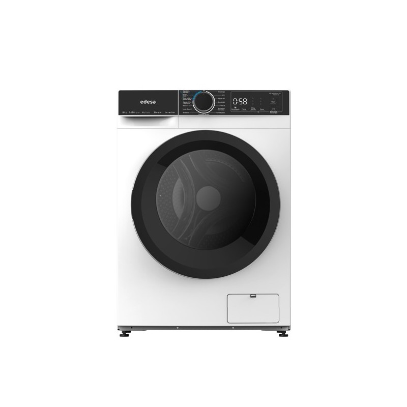 Edesa EWS-8401 WH lavadora-secadora Carga frontal Blanco