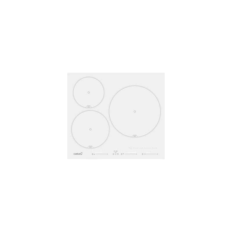 CATA INSB 6003E2 WH Blanco Integrado 59 cm Con placa de inducción 3 zona(s)