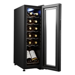 Cecotec CoolCrystal Nevera de vino Independiente Negro 12 botella(s)