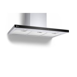 LG HCEZ3626S campana Encastrada Negro, Acero inoxidable 600 m³ h