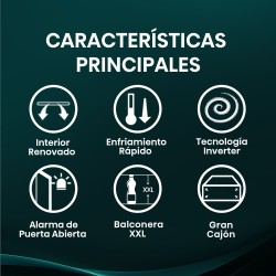 Hisense RS3P558NEIC nevera puerta lado a lado Independiente 544 L Acero inoxidable