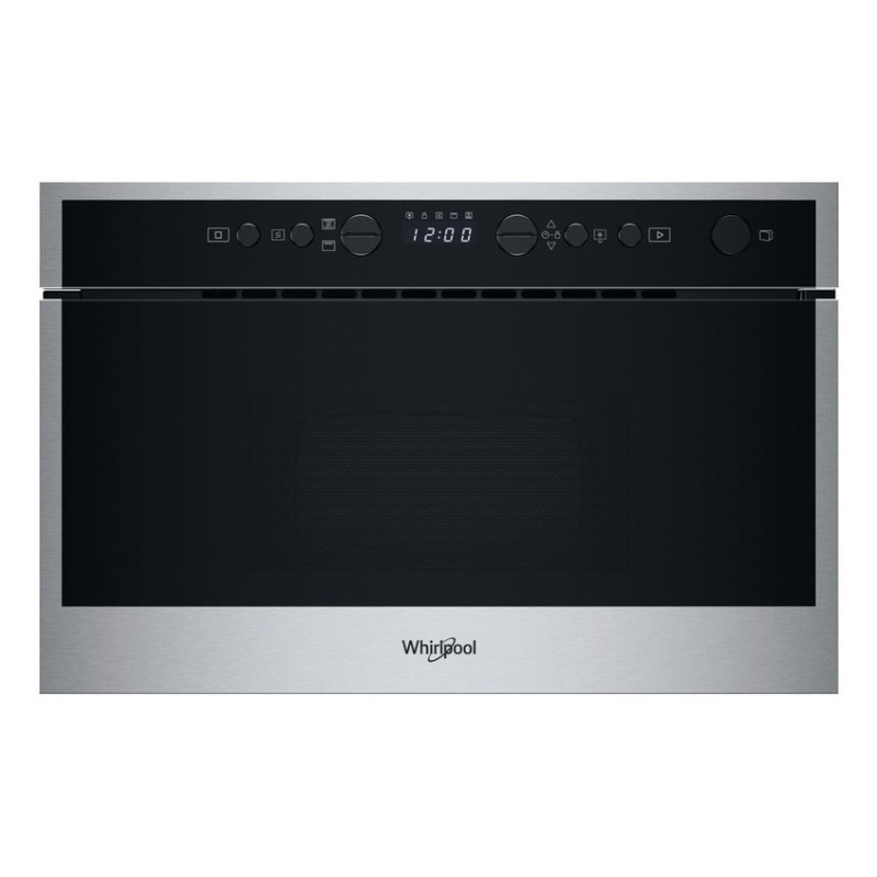 Whirlpool WMN464BX microondas Negro, Acero inoxidable Microondas combinado Integrado 22 L 750 W