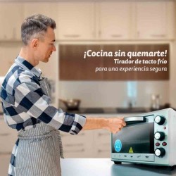 Grunkel HR-28SILVER horno tostador 28 L 1600 W Acero inoxidable