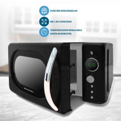 Grunkel MW-DG Negro Microondas combinado Encimera 20 L 700 W
