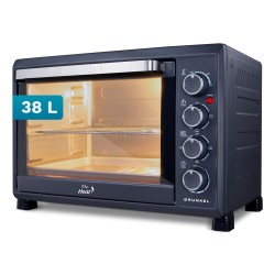 Grunkel HR-38PRO horno 38 L 2000 W Negro, Acero